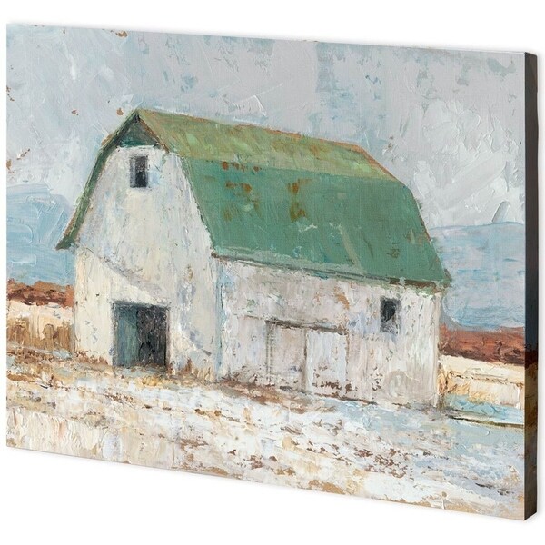 Mercana Whitewashed Barn II (55 x 41) Made to Order Canvas Art