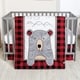 preview thumbnail 2 of 8, Peak-a-Bear 3 Piece Crib Bedding Set