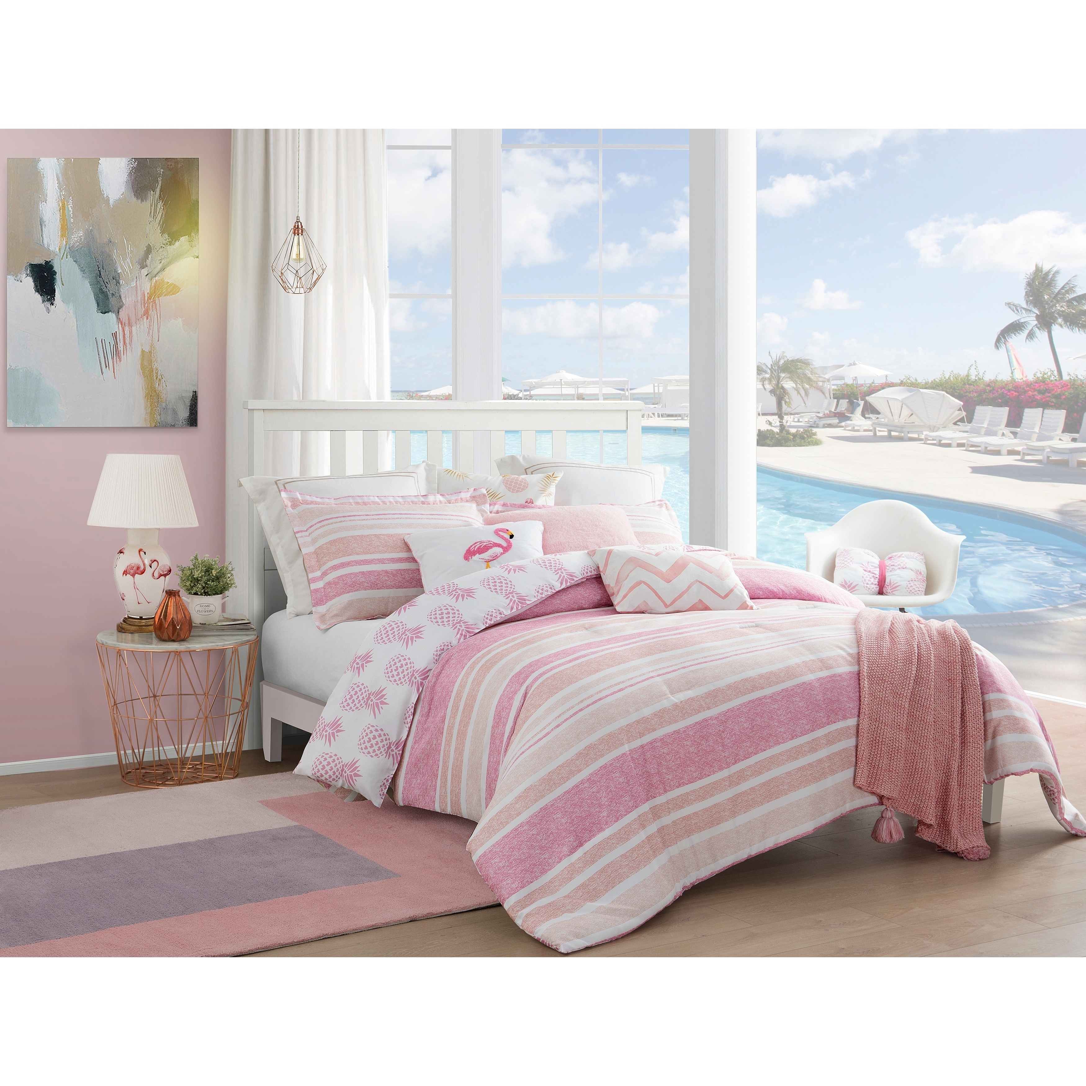 pink flannel sheets queen