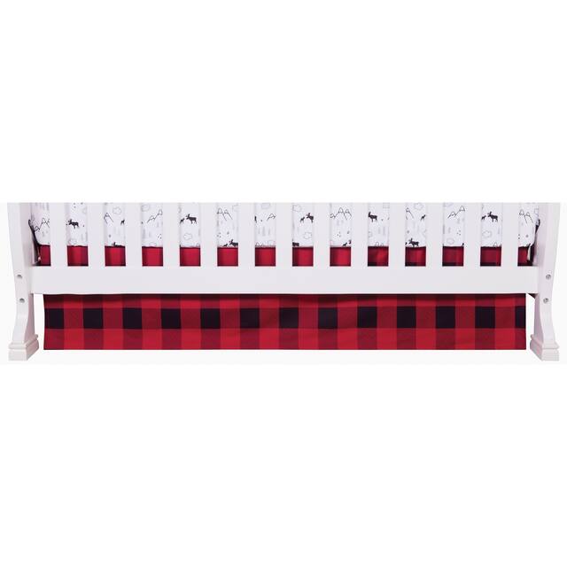 Lumberjack Moose 3 Piece Crib Bedding Set