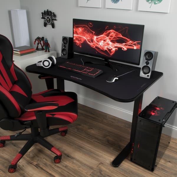 Shop Respawn Gaming Table With Gaming Mouse Pad Gaming Computer