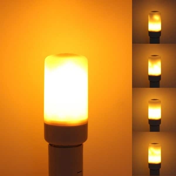 Shop E27 7w Led Burning Light Flicker Flame Lamp Bulb Three