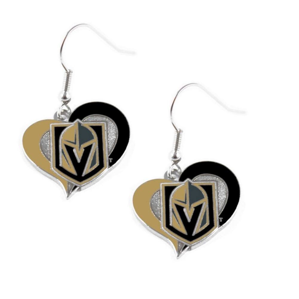 NHL Vegas Golden Knights Logo Dangler Earrings
