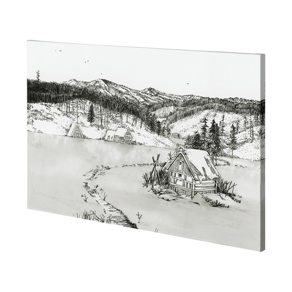 Mercana SnowyPlain II (60 x 38) Made to Order Canvas Art