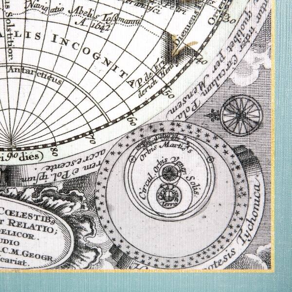 Shop Mercana Vintage Deco World Map 38 X 27 Made To Order Canvas