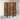 Coaster Furniture Deepika Antique Nutmeg and Black 4-panel Folding Screen
