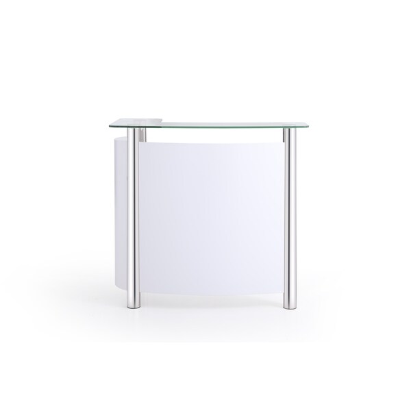 white lacquer bar table