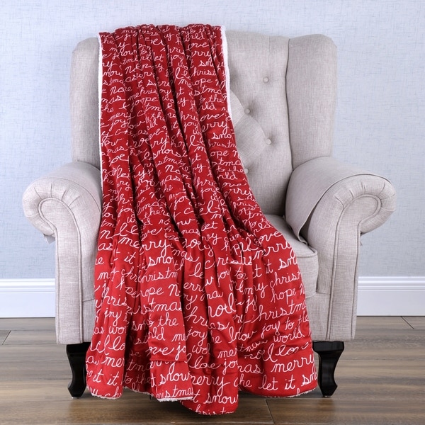 Luxury Hotel Quality Faux Fur Throws Soft Bed Sofa Throw Blanket Warm Xmas RED