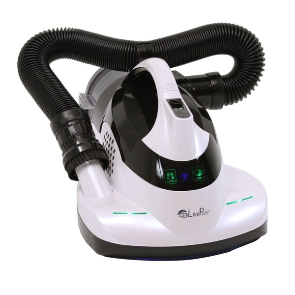 LivePure Ultramite UVC Dust Mite Allergen Handheld Vacuum Bed