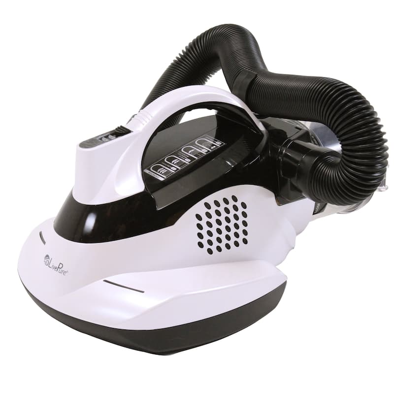 LivePure Ultramite UVC Dust Mite Allergen Handheld Vacuum Bed Bath