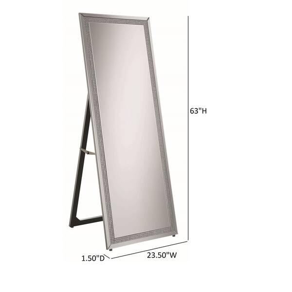 Giddish Silver Cheval Floor Mirror On Sale Bed Bath & Beyond 25776095