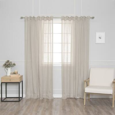 Buy Linen Shabby Chic Curtains Drapes Online At Overstock Our