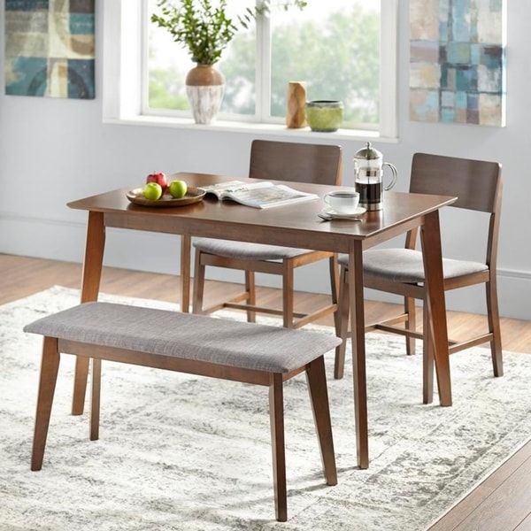 Shop Simple Living Judith Dining Set with Bench - Free ...