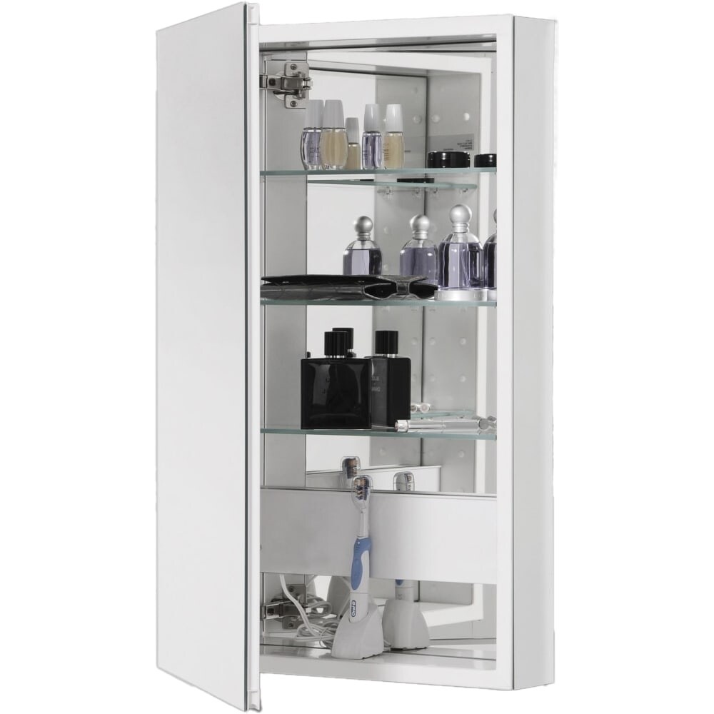 Details About Robern Pl Series 1 Door Flat Medicine Cabinet Plm2040w White