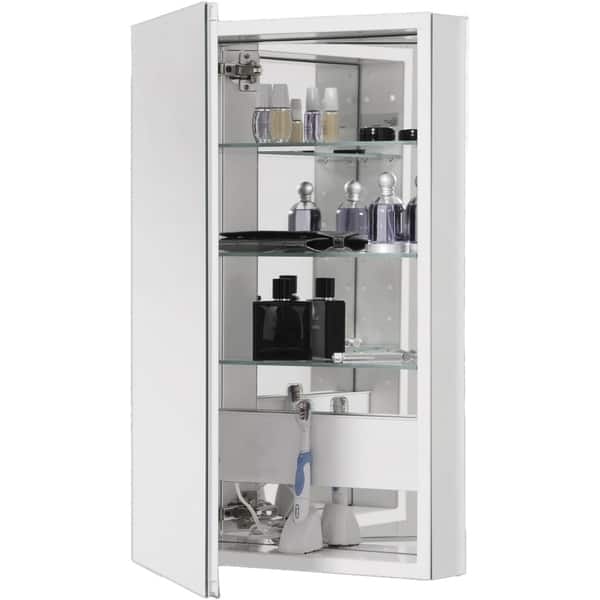 Shop Robern Pl Series 1 Door Flat Medicine Cabinet Plm2040w White
