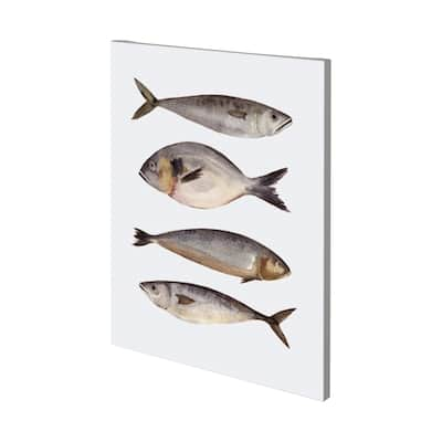 Mercana Four Fish II (36 x 48) Made to Order Canvas Art