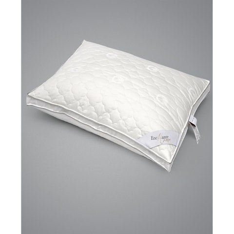 Enchante Home Luxury Cotton Queen Pillow - Medium - White