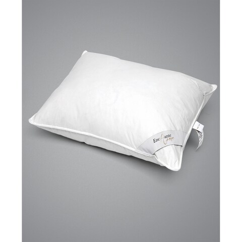 Enchante Home Luxury Goose Down Queen Pillow - Firm - White