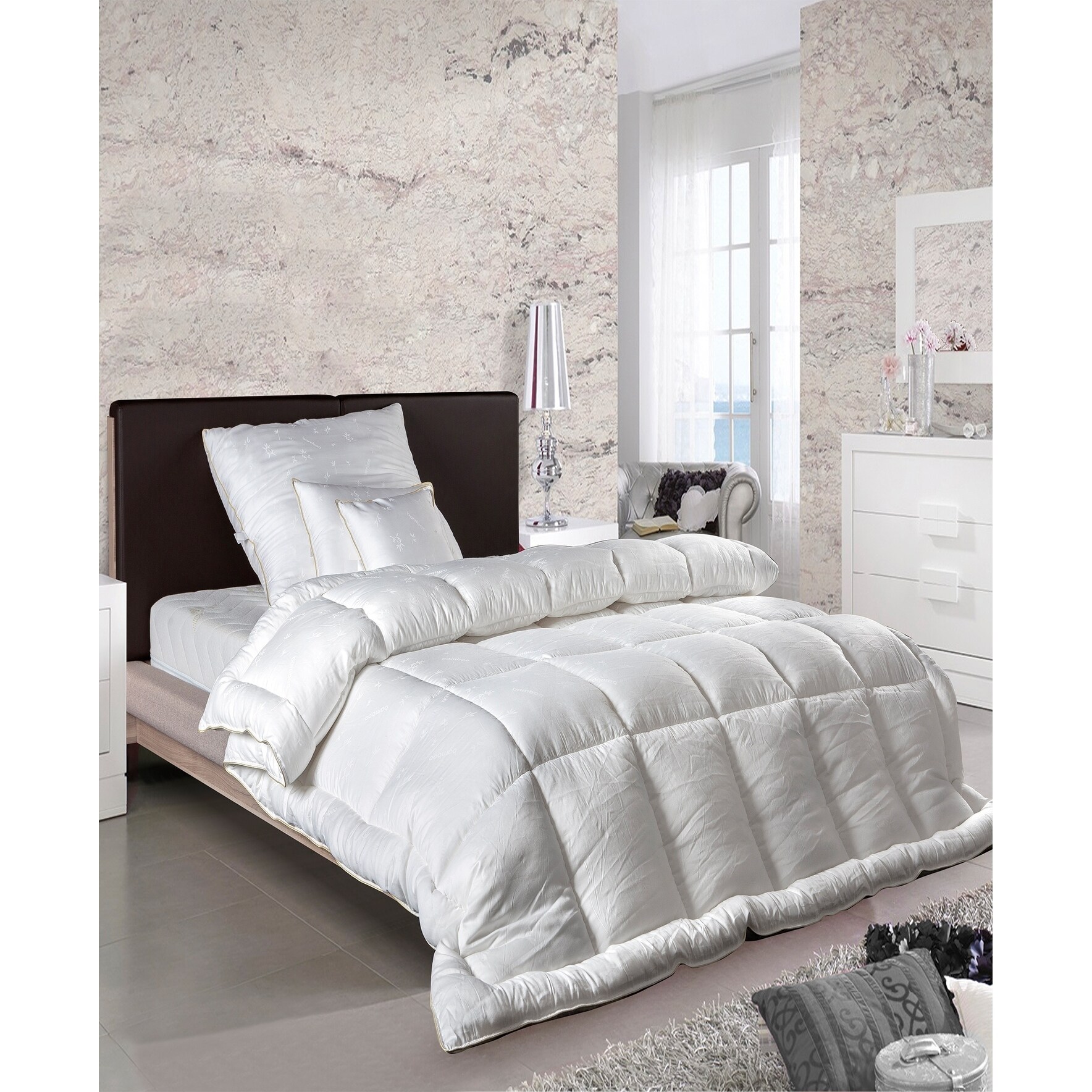 Computer Quilted Construction Duck Feather Down Duvet S-King Quilt 13.5 Tog Luxury Comforter Deluxe Duvet Super Soft Warm and Cosy Self piping Best Hotel Quality Anti Allergy