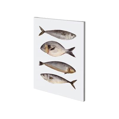 Mercana Four Fish II (27 x 36) Made to Order Canvas Art