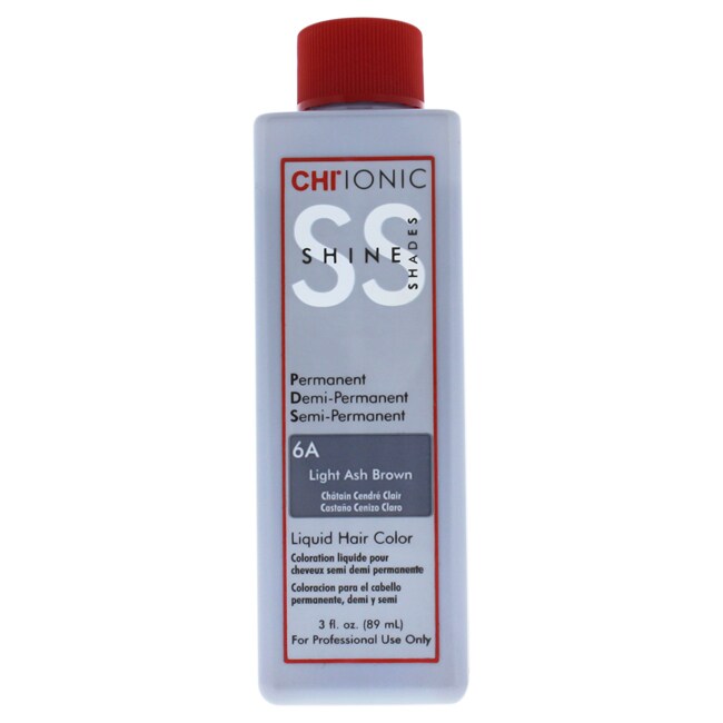 Shop Chi Ionic Shine Shades 3 Ounce Liquid Hair Color 6a Light Ash