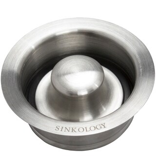 Sinkology SinkSense Stainless Steel 3.5" Disposal Flange Drain with Stopper