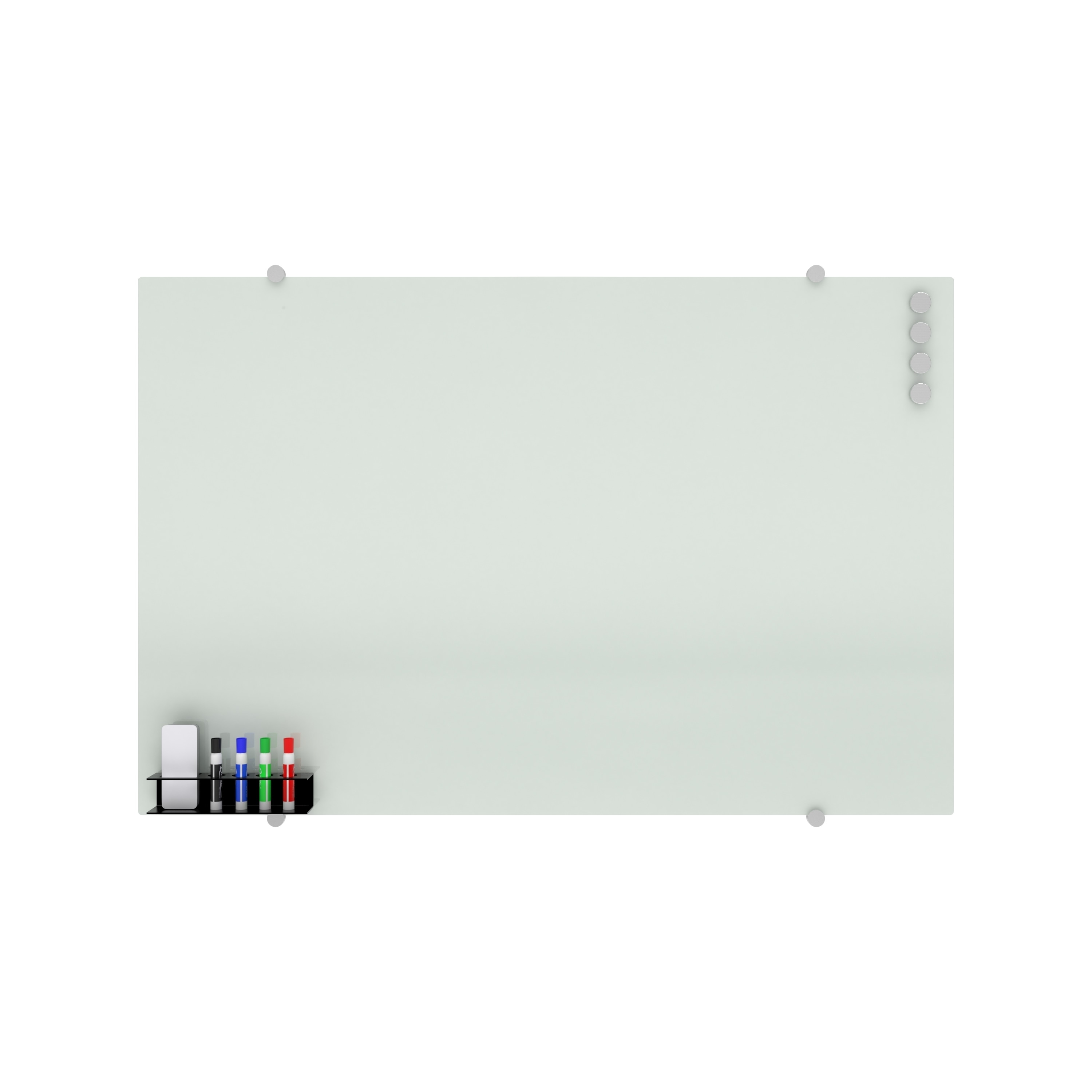 OFM Magnetic Glass Whiteboard with Magnetic Marker Caddy - Bed Bath &  Beyond - 25779760