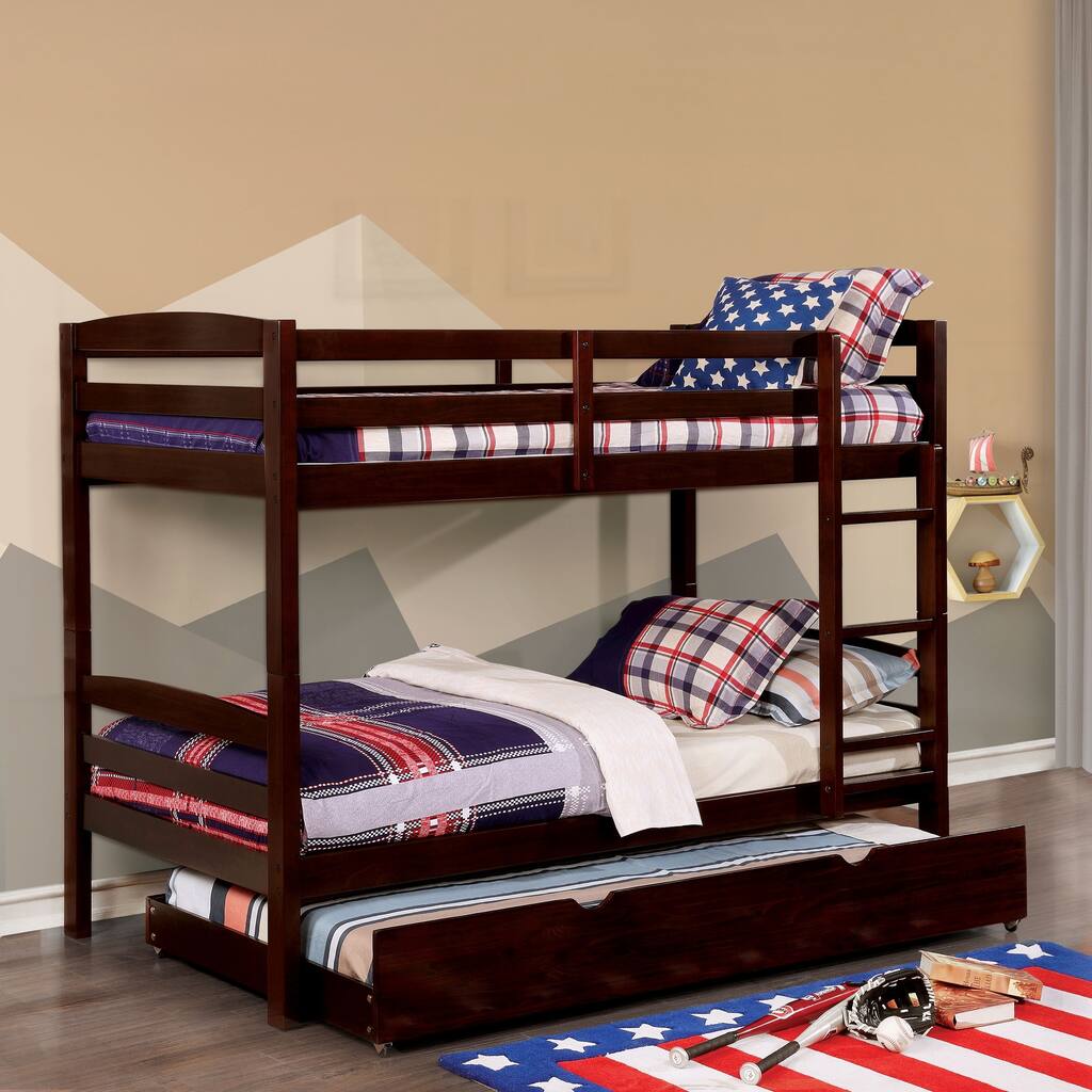 Furniture of America Baneberry 2-piece Twin Bunk Bed with Trundle