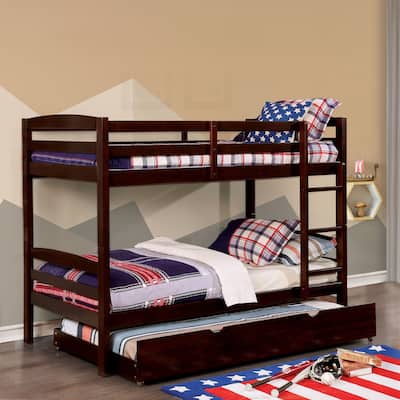 Furniture of America Baneberry 2-piece Twin Bunk Bed with Trundle