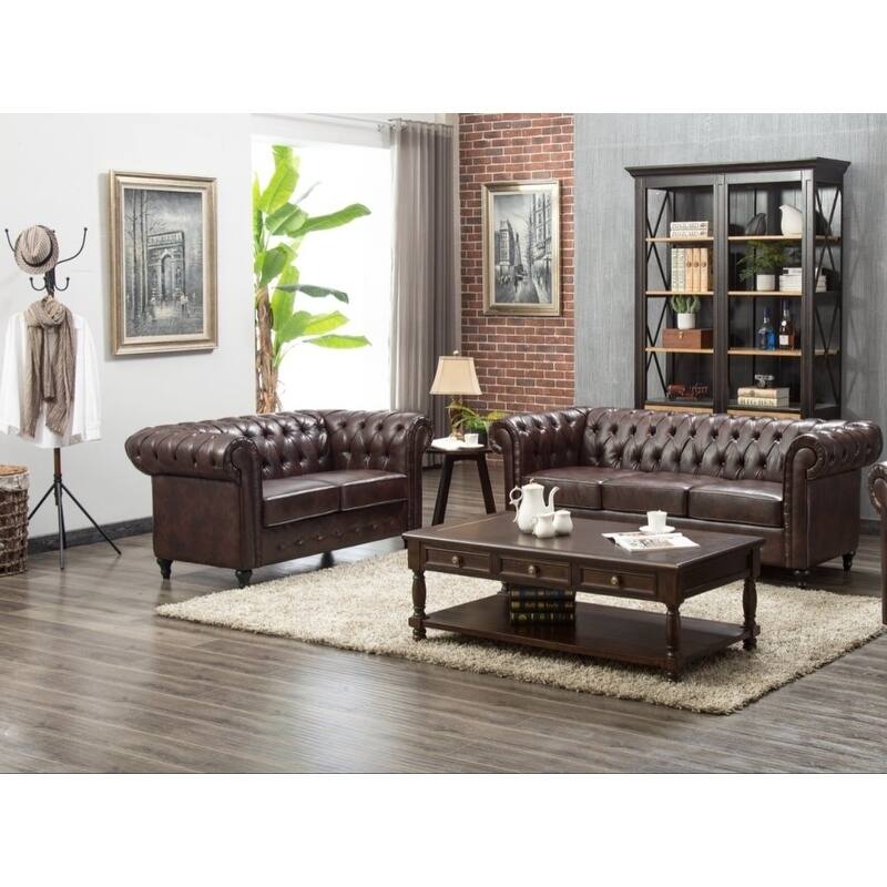 Teressa 2 Piece Living Room Set, Sofa, Loveseat