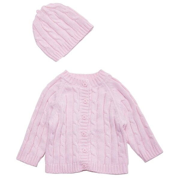 cable knit baby sweater