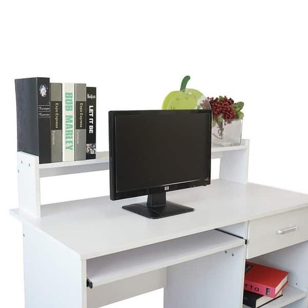 Porch & Den Alamo 43-inch Office Workstation PC Laptop Computer Desk