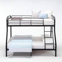 Bedroom 330lbs Kids Teens Adult Dorm Twin Over  Full Metal  Bunk Bed