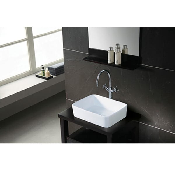 Shop French Petite White Vessel Sink Free Shipping Today