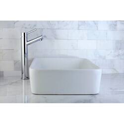 French Petite White Vitreous China Vessel Sink