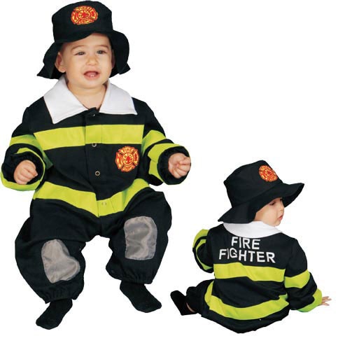 Fire Fighter Baby Costume