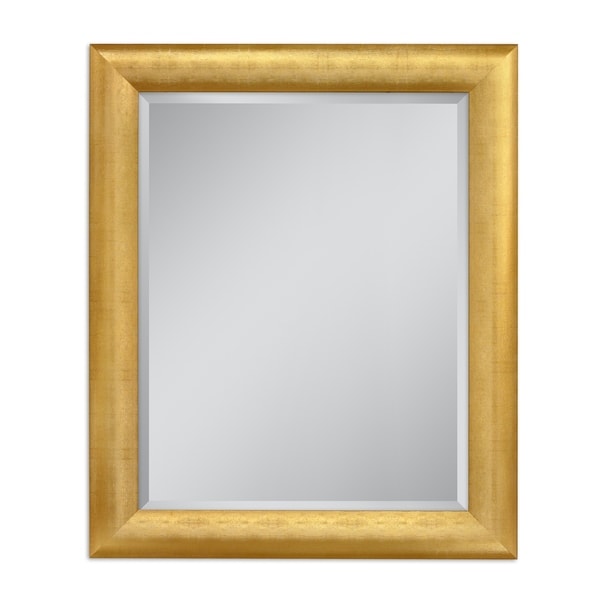 Headwest 28 x 34 Gold Pave Weave Wall Mirror - 28 x 34