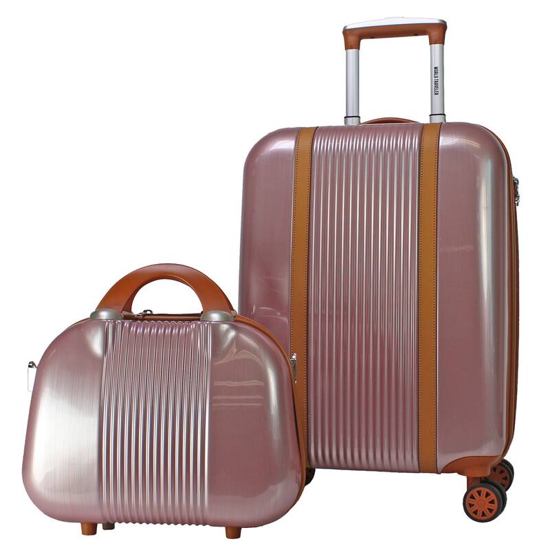 Lightweight 2-Piece Classique Hardside Carry On Spinner Set