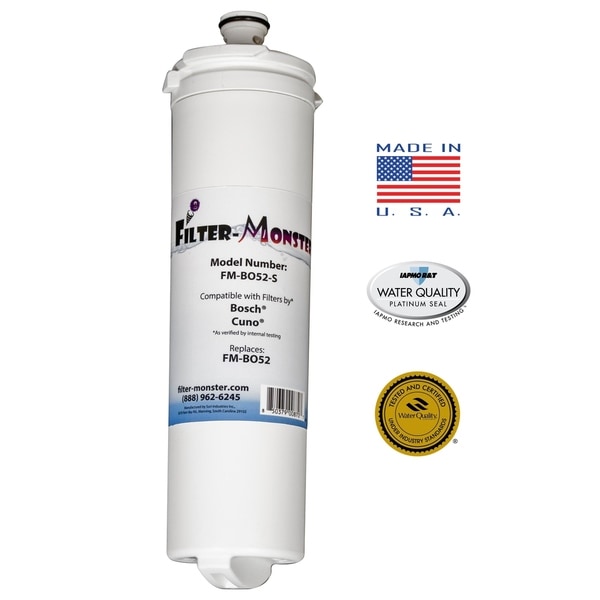 Replacement Compatible with Bosch 640565 Refrigerator Filter - White
