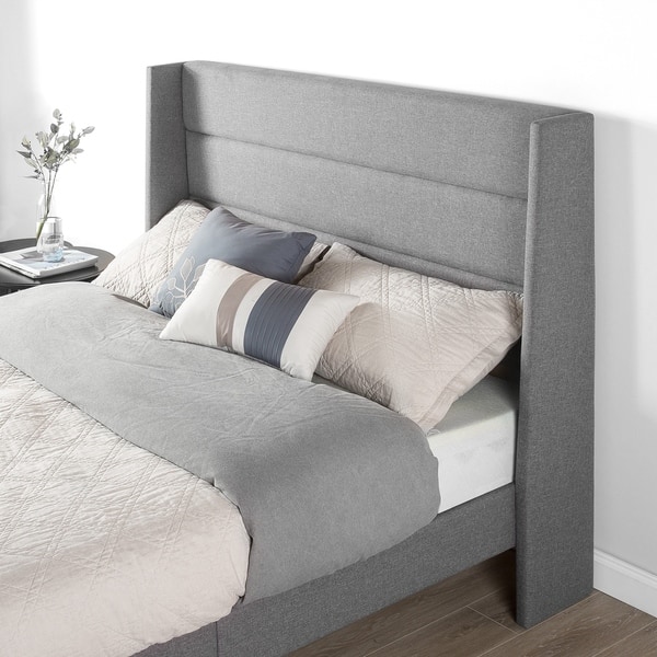 Queen Size Modern Upholstered Platform Bed With Headboard And Storage Ottoman Crown Comfort Overstock 25859040