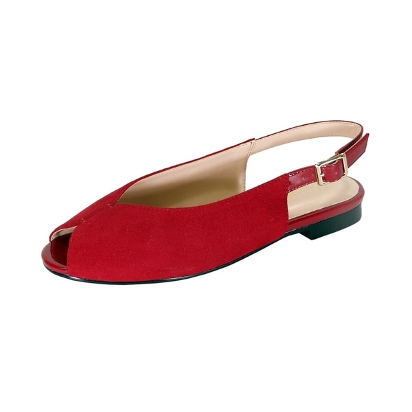 comfortable slingback flats