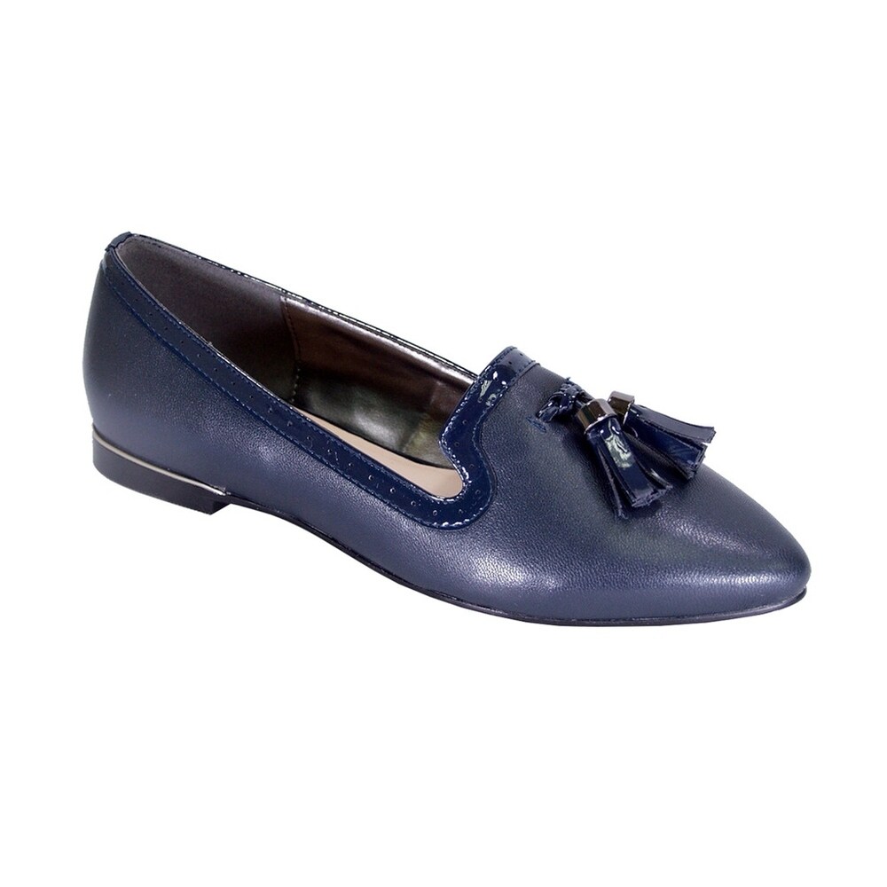leather women's flats