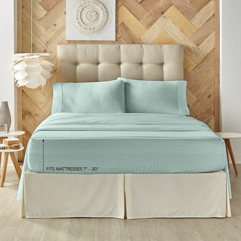 Five Queens Court Royal Fit 800 Thread Count 4 Piece Bed Sheet Set