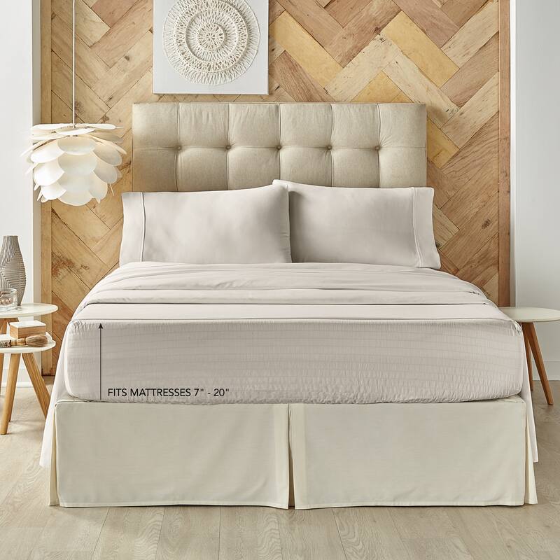 Five Queens Court Royal Fit 800 Thread Count 4 Piece Bed Sheet Set