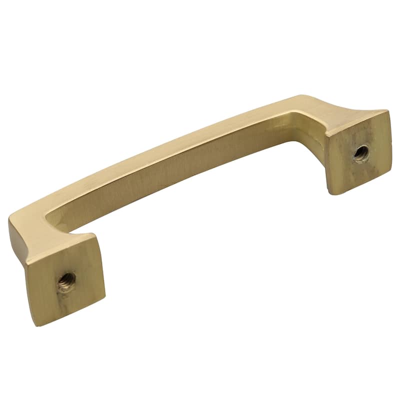 GlideRite 3-inch CC Satin Gold Cabinet Hardware Deco Pulls (Set of 10)
