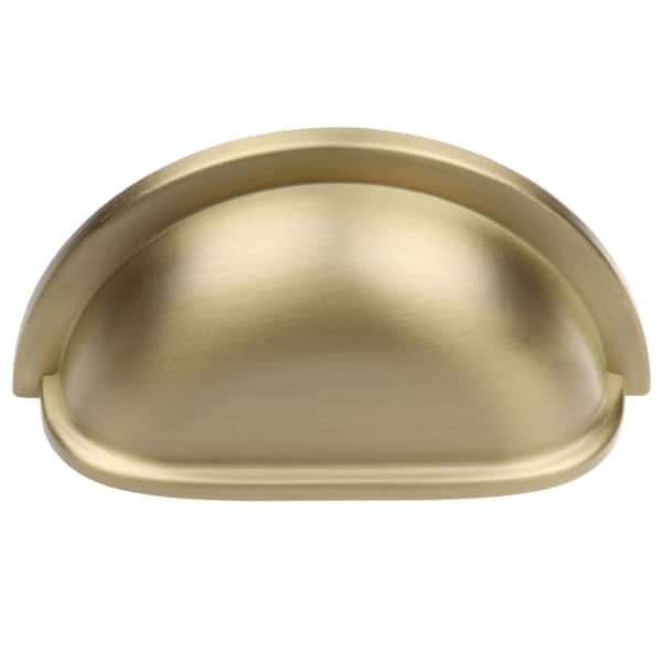 Shop Gliderite 3 Inch Cc Satin Gold Cup Bin Cabinet Pulls Pack Of