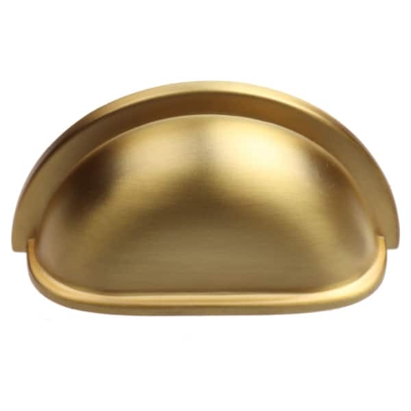Shop Gliderite 3 Inch Cc Satin Gold Cup Bin Cabinet Pulls Pack Of