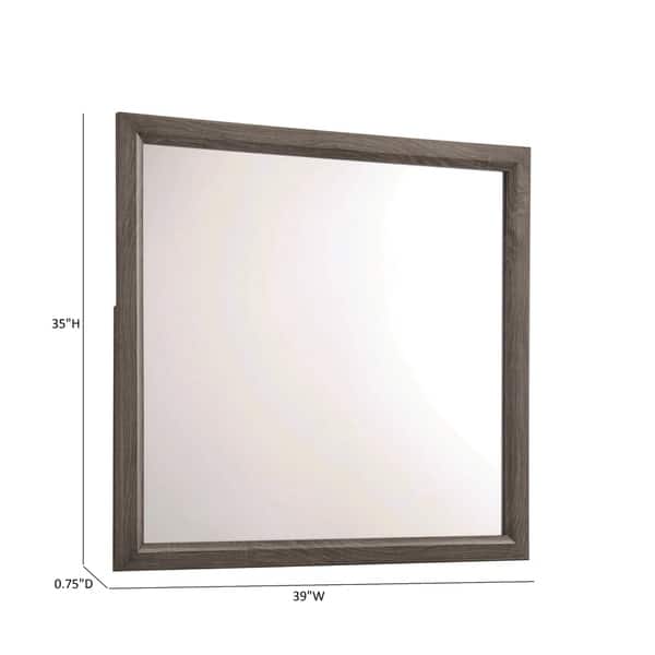 Watson Grey Oak Transitional Dresser Mirror Grey Oak Bed Bath & Beyond 25859796