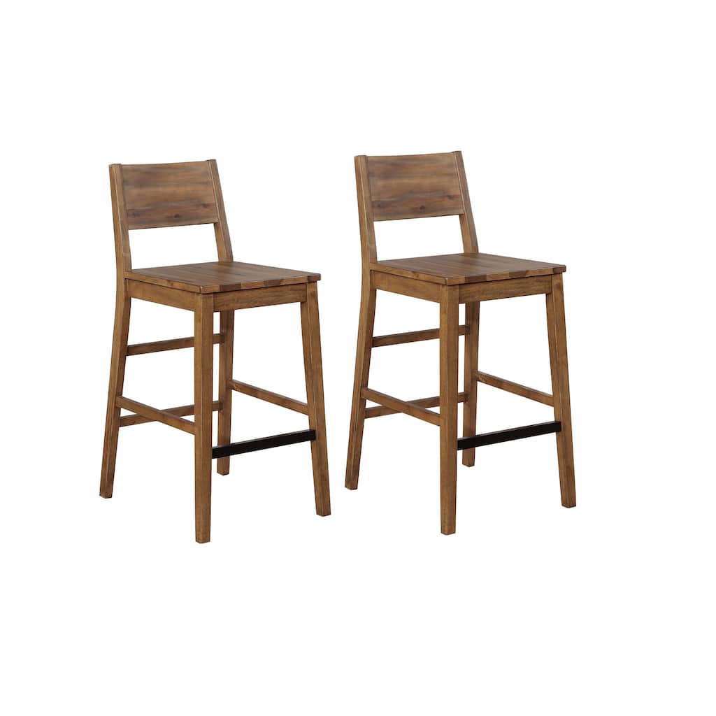 Carbon Loft Lou Open Back Counter Stools (Set of 2) - 18" x 21.75" x 39"