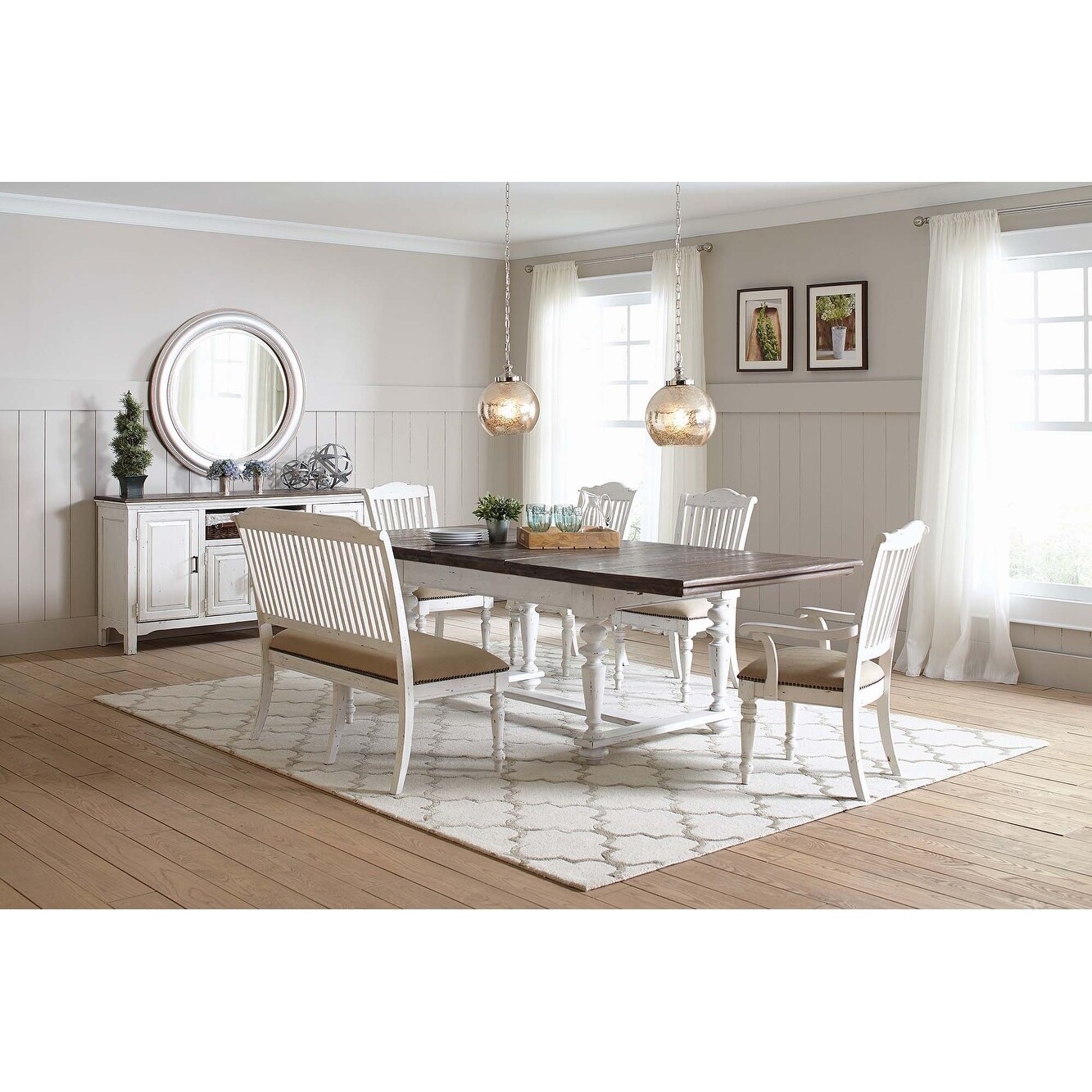 Shop The Gray Barn Hill Dale Slat Back Bench On Sale Free